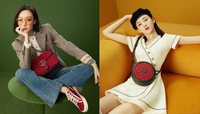 名牌手袋520限定系列丨Gucci Gucci今年的520限定系列，為品牌的經典GG Marmont 系列換上了象徵戀愛的紅色，以紅色作為主調的限定手袋演繹了浪漫的520表白暗語。在Gucc